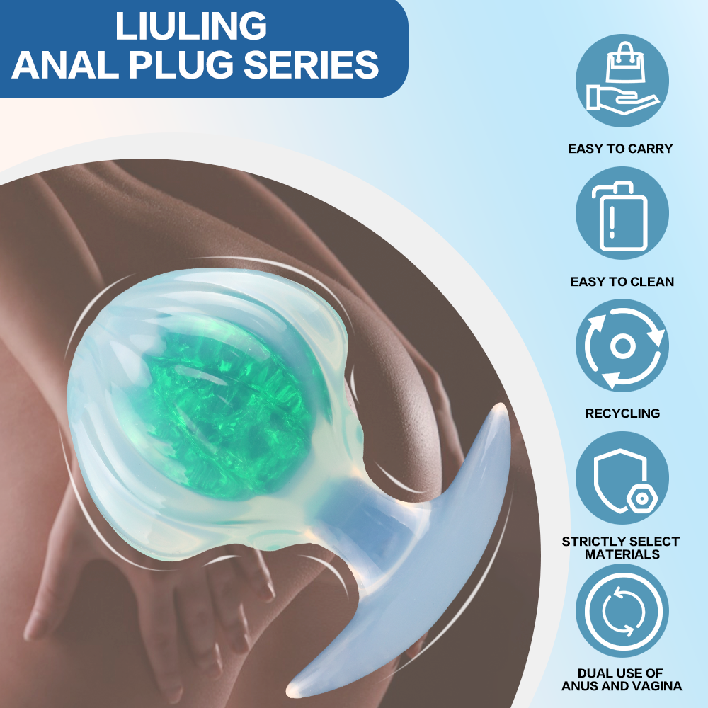 Anal Plug Silicone Lỏng Siêu Mềm An Toàn Thú Vị