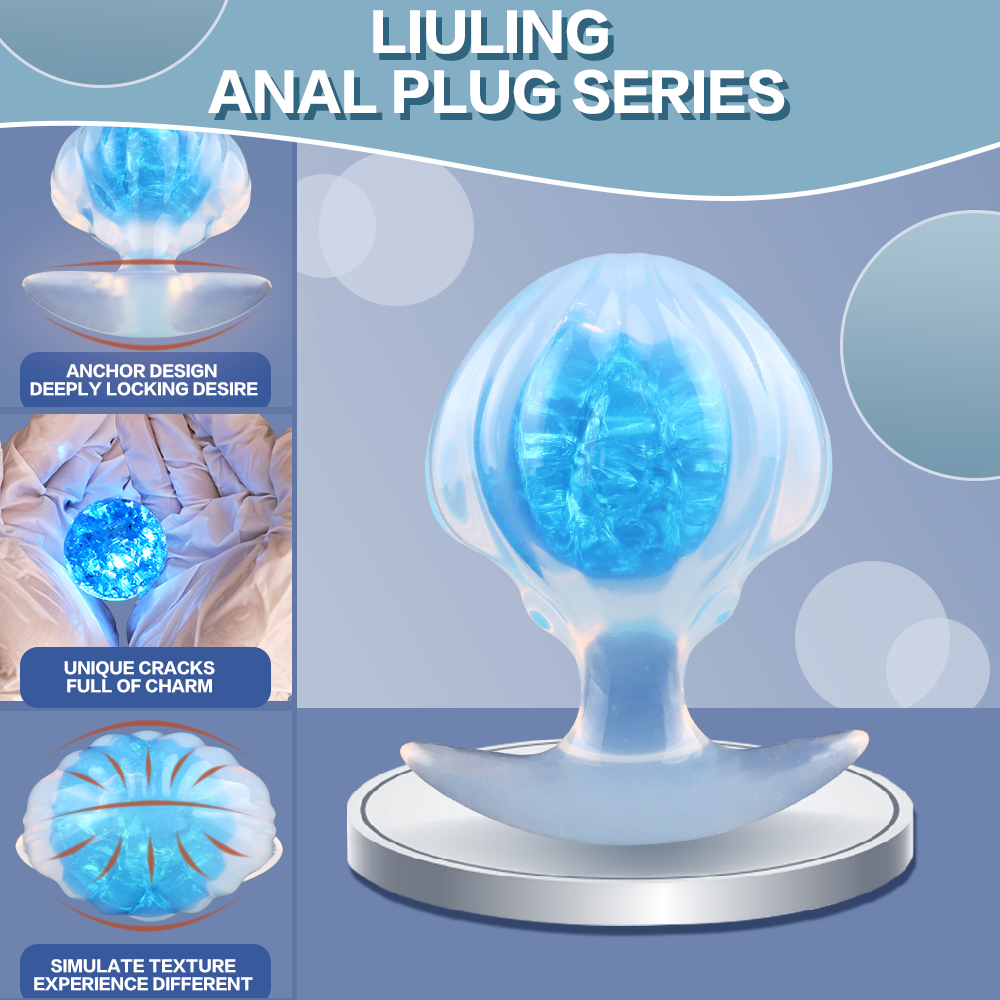 Anal Plug Silicone Lỏng Siêu Mềm An Toàn Thú Vị