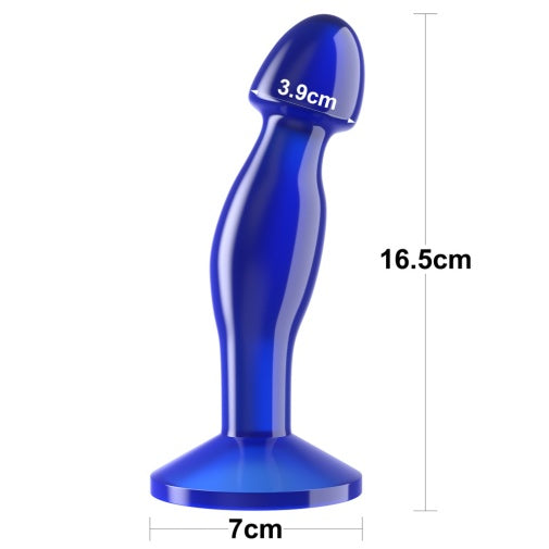 6.5 Inch Glass Dildo Tiền Liệt Thủy Tinh Siêu Đẹp