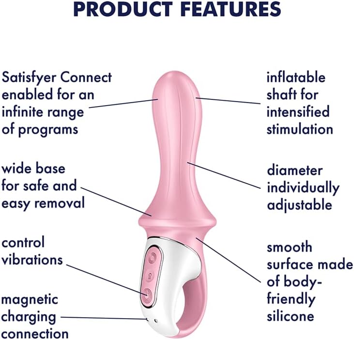 Satisfyer Air Pump Booty 5 App Bơm Phồng Siêu Sướng