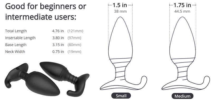 Lovense Hush Plug App Bluetooth Rung Mạnh Vui Nhộn Bí Mật