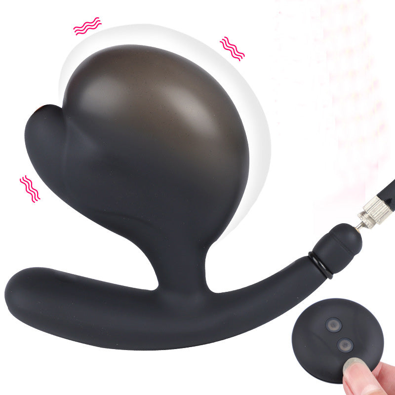 Plug Puffer hậu phồng rung remote nở mềm