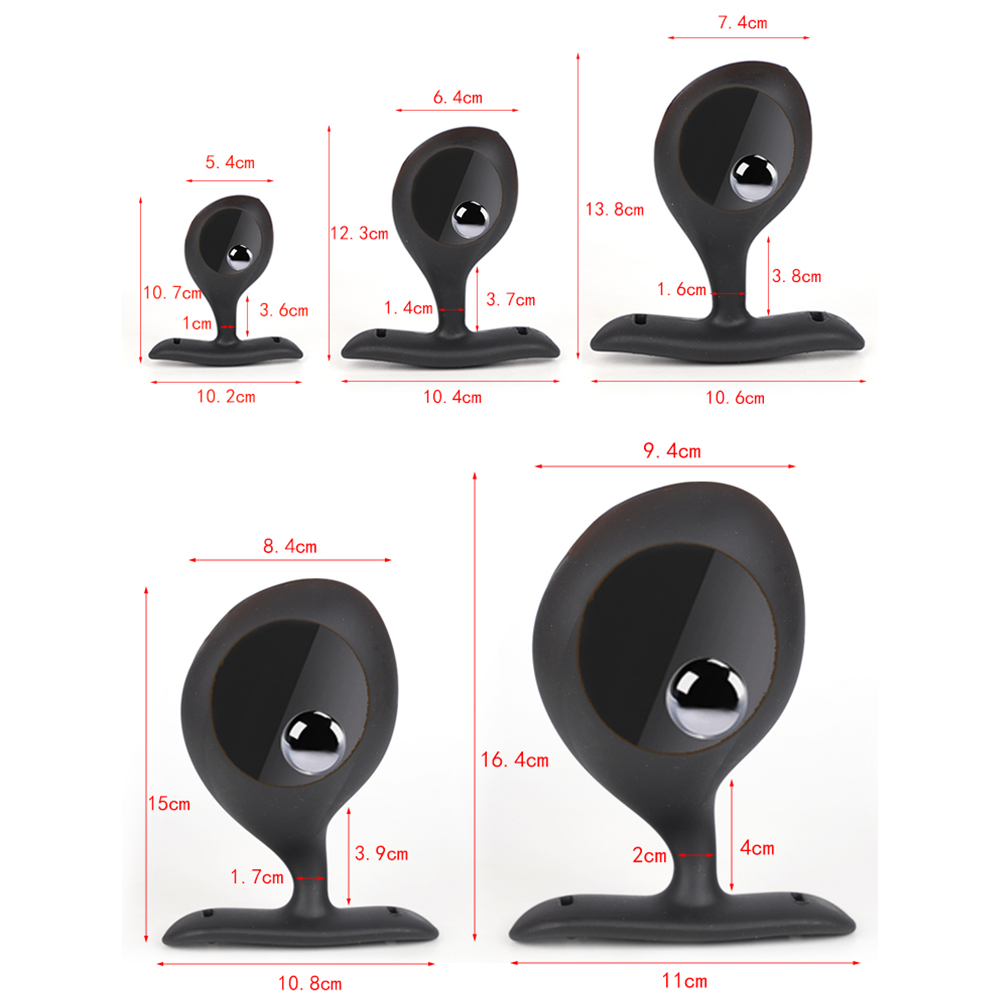 Plug Đít Bi Thép Silicone Đeo Nặng Cực Sướng