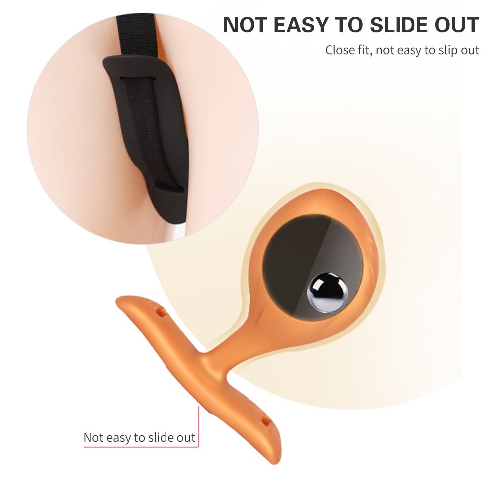Plug Đít Bi Thép Silicone Đeo Nặng Cực Sướng