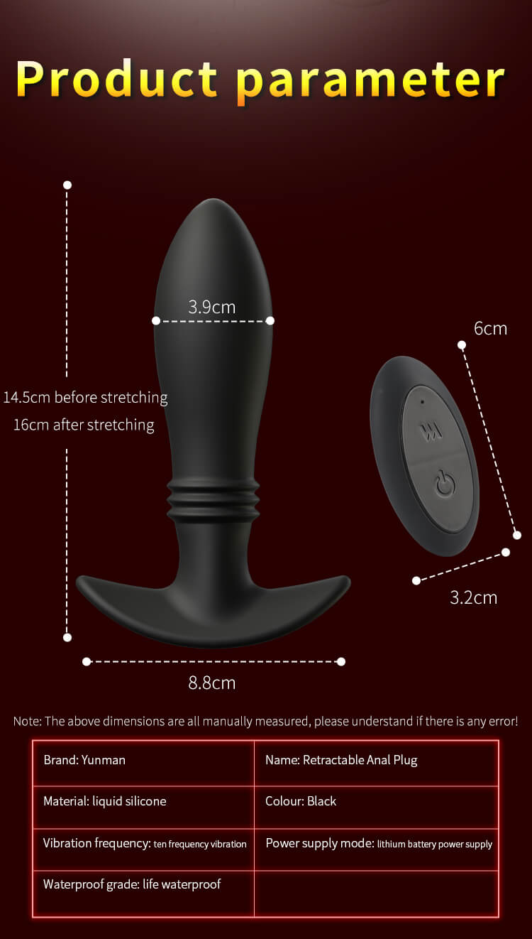 Yunman Butt Plug Co Giãn Tự Động Kích Thích Đỉnh