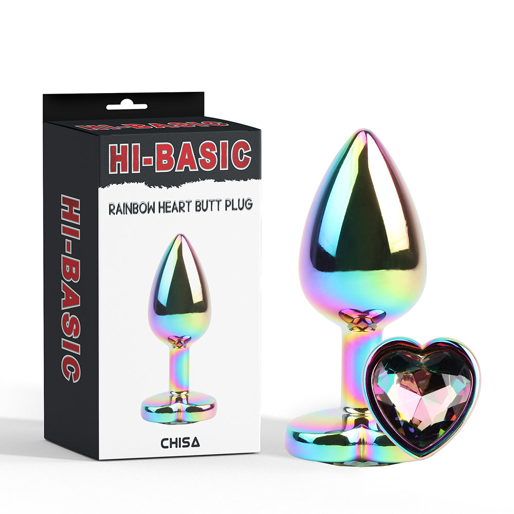 Hi-Basic Rainbow Heart Plug Đa Sắc Hậu Môn