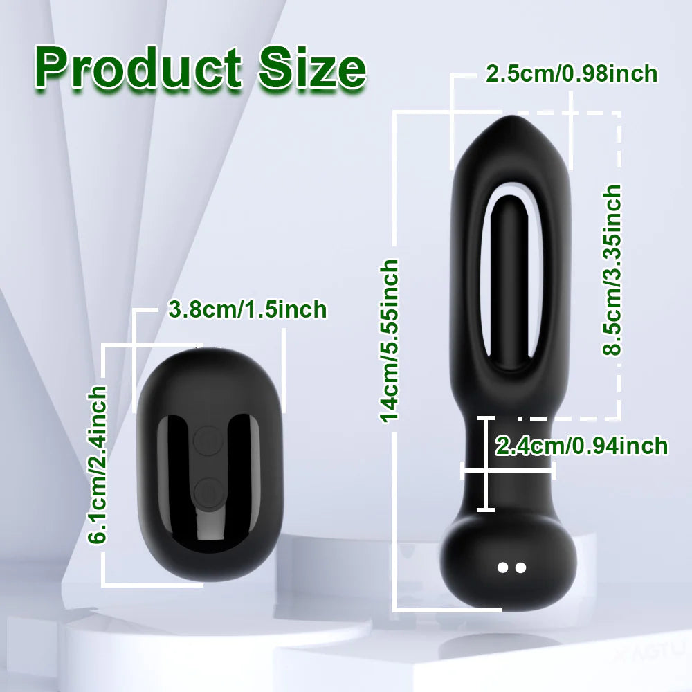Butt Plug AP44 App Rung An Toàn Thú Vị Nâng Tầm Hậu Môn Butt Plug AP44 App Rung An Toàn Thú Vị Nâng Tầm Hậu Môn