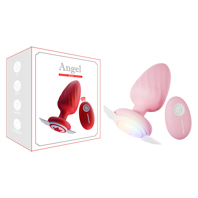Plug Hậu Môn Bướm LED Silicone Remote Siêu Kích