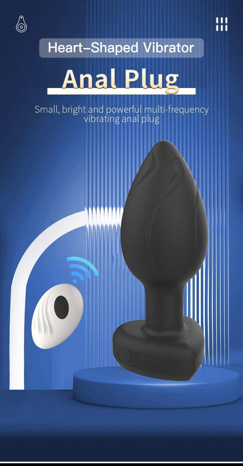 Plug Trái Tim Glow Rung Sáng Đa Tần Đam Mê