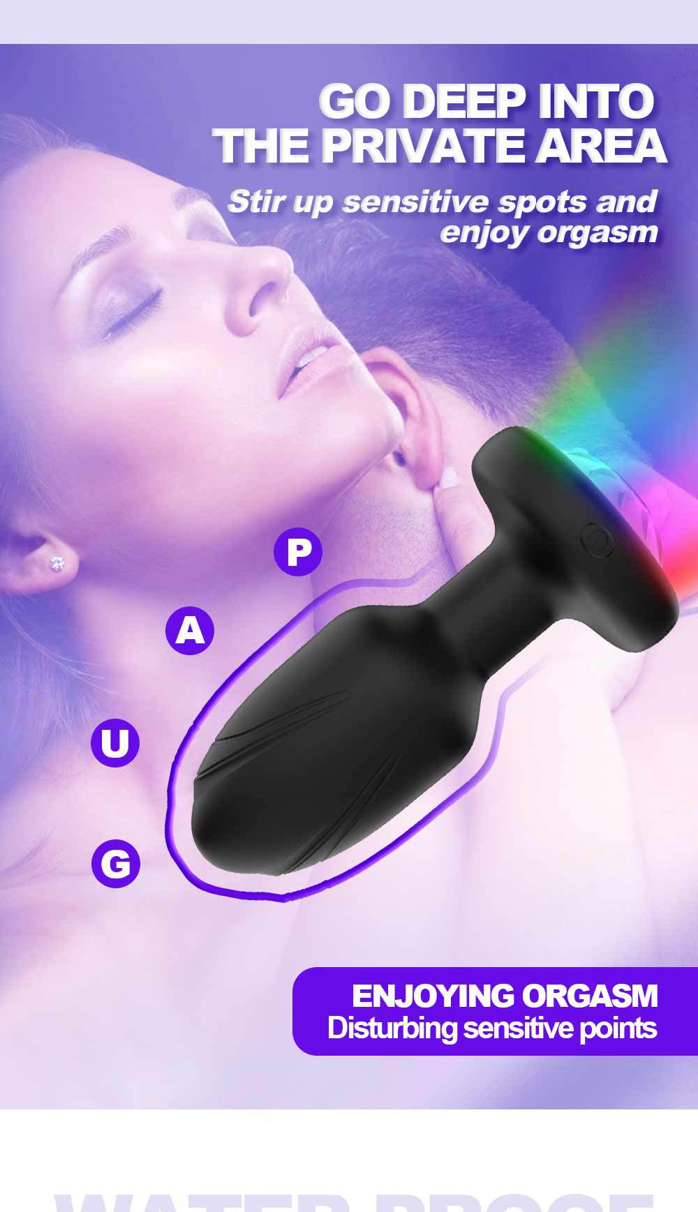Plug Anal 360 Twist LED Rung Quay Siêu!