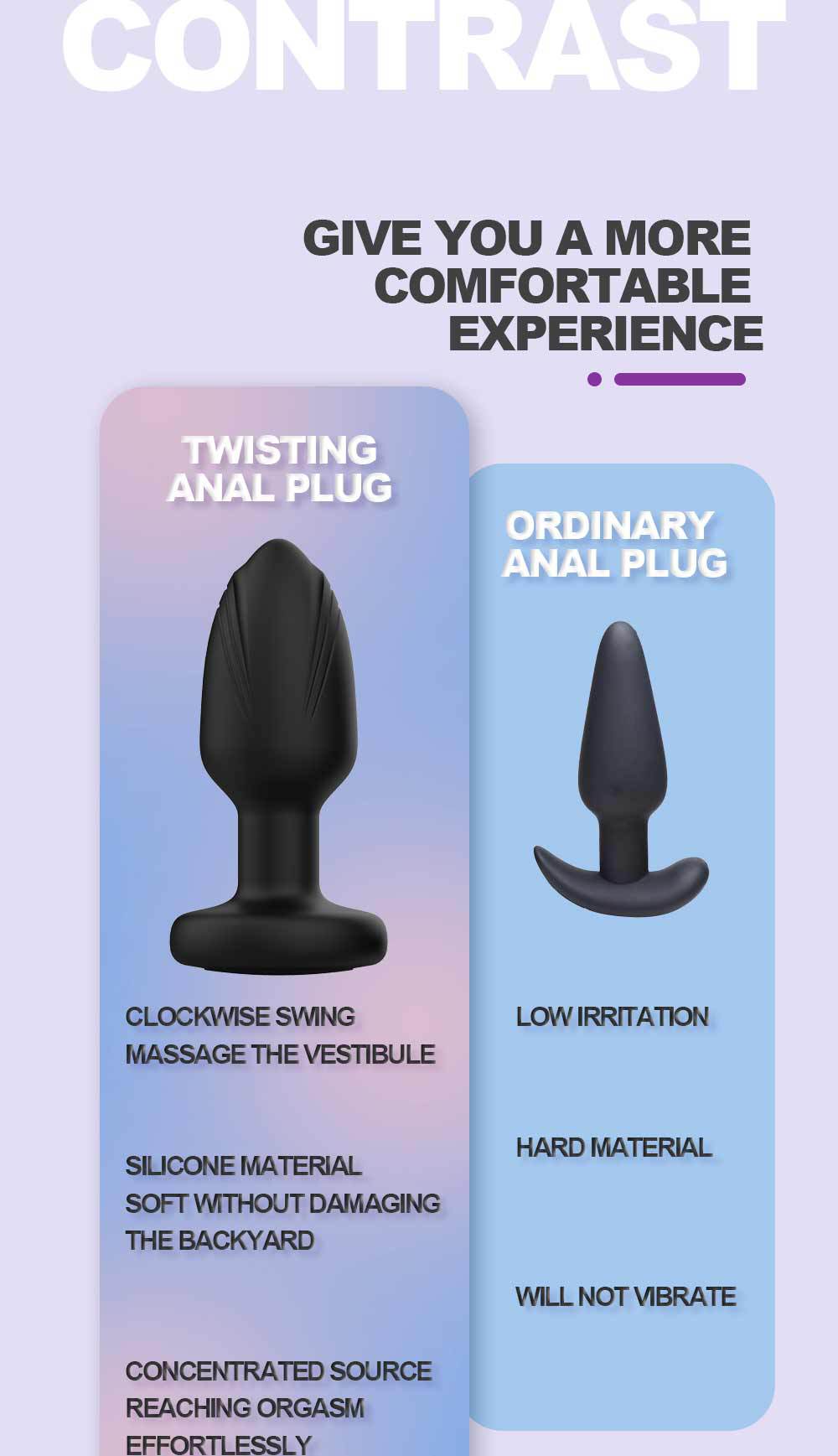 Plug Anal 360 Twist LED Rung Quay Siêu!