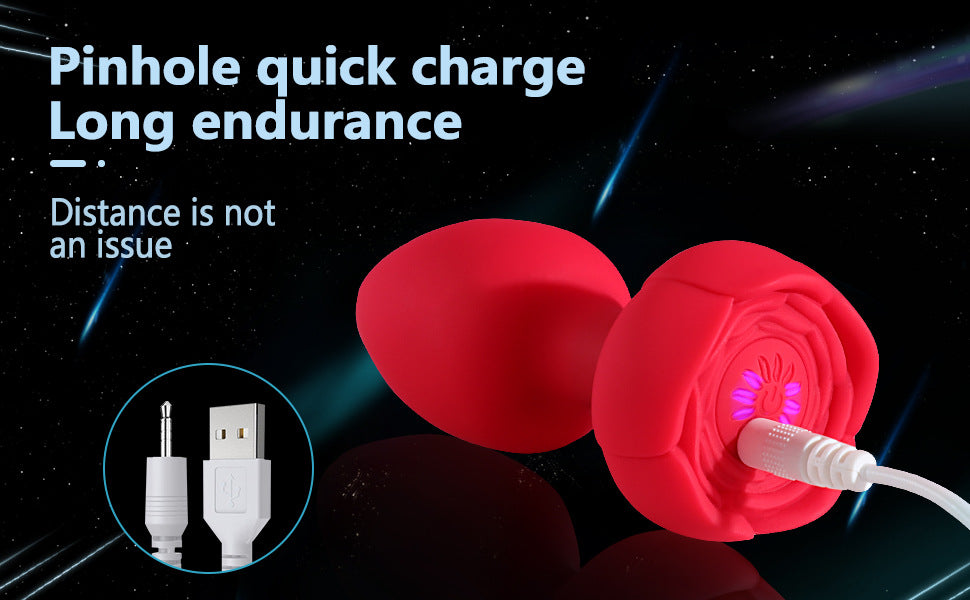 Pổng đít Rose LED rung hoa hồng thẩm mỹ đẹp