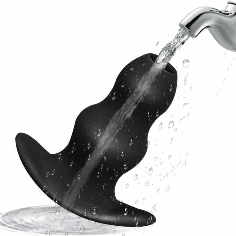 Plug hậu môn rỗng silicone giãn nở an toàn