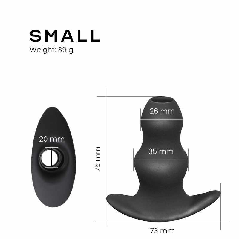 Plug hậu môn rỗng silicone giãn nở an toàn