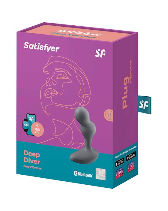 Satisfyer Deep Diver Plug Rung Hậu Môn App Siêu Phê