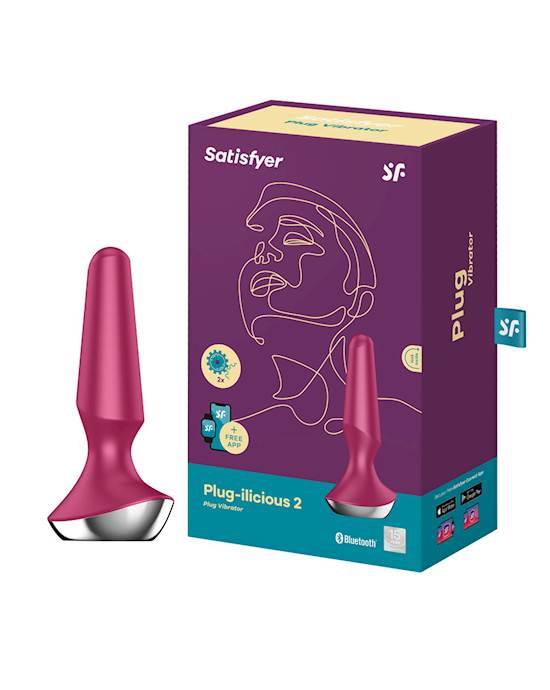 Satisfyer Plug-ilicious 2 hậu môn rung app 13cm cực khoái