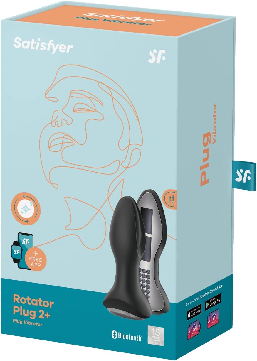 Satisfyer Rotator Plug 2+ Anal Rung Xoay App Điên Cuồng Mạnh
