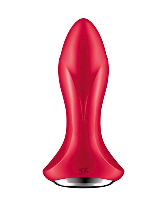 Satisfyer Rotator Plug1 App Đen 13cm Rung Quay