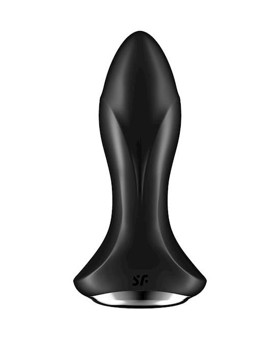 Plug Quay Satisfyer Rotator 13cm App Đen Hậu Môn