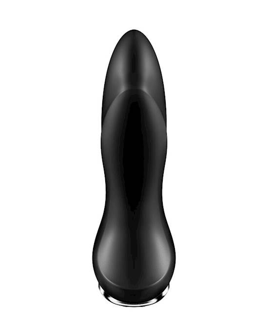 Satisfyer Rotator Plug1 App Đen 13cm Rung Quay