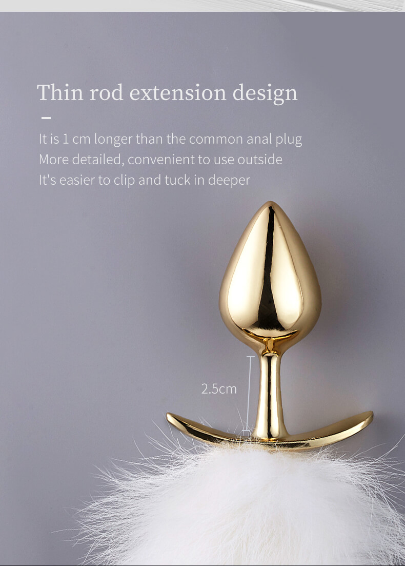 Plug Đít Đuôi Cáo Metal Roomfun Thú Vị E Thẹn Khoái Cảm