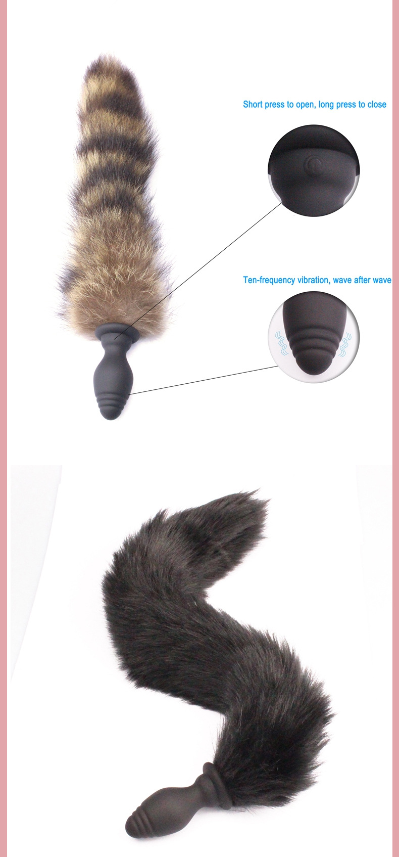 Fox tail plug Sexbay rung tháo cáo SM gợi tình