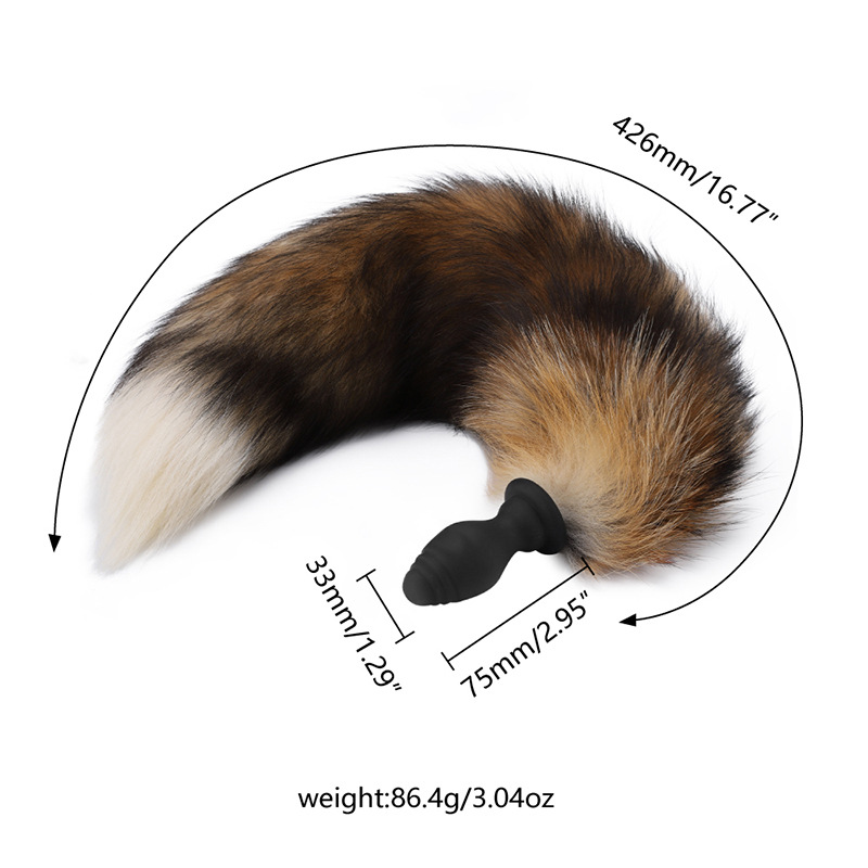 Runyu Plug Đuôi Cáo Rung Gợi Tình Hấp Dẫn