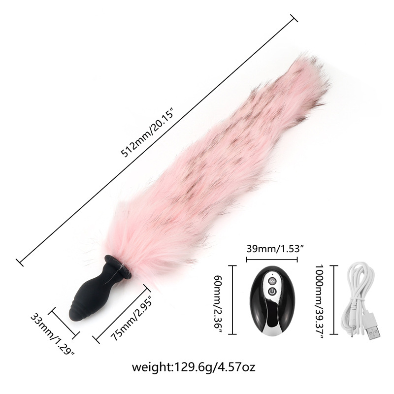 Runyu Plug Đuôi Cáo Rung Gợi Tình Hấp Dẫn