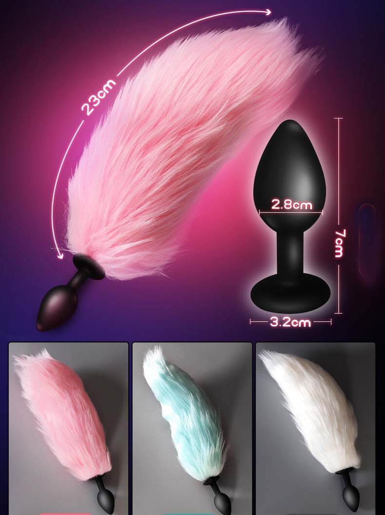 Honeysx Fox Tail Plug Phát Sáng Đa Năng Hấp Dẫn Quyến Rũ