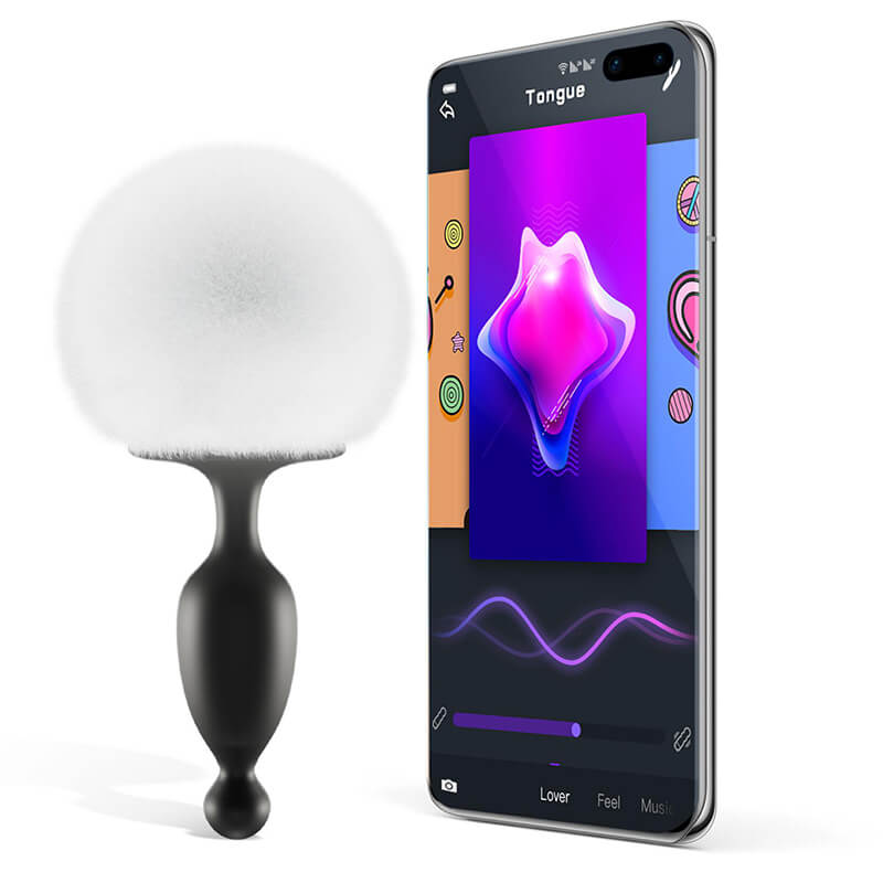 Magic Motion Bunny Butt Plug App Rung Đuôi Thỏ