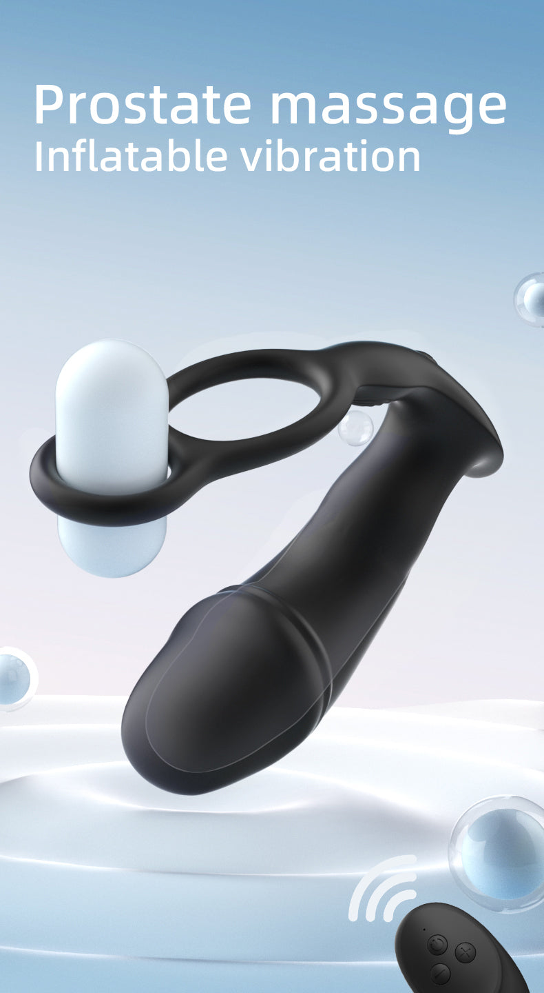 Plug Rung Bơm Đít Đàn Ông – Đai Đôi Siêu Mạnh Thăng Hoa