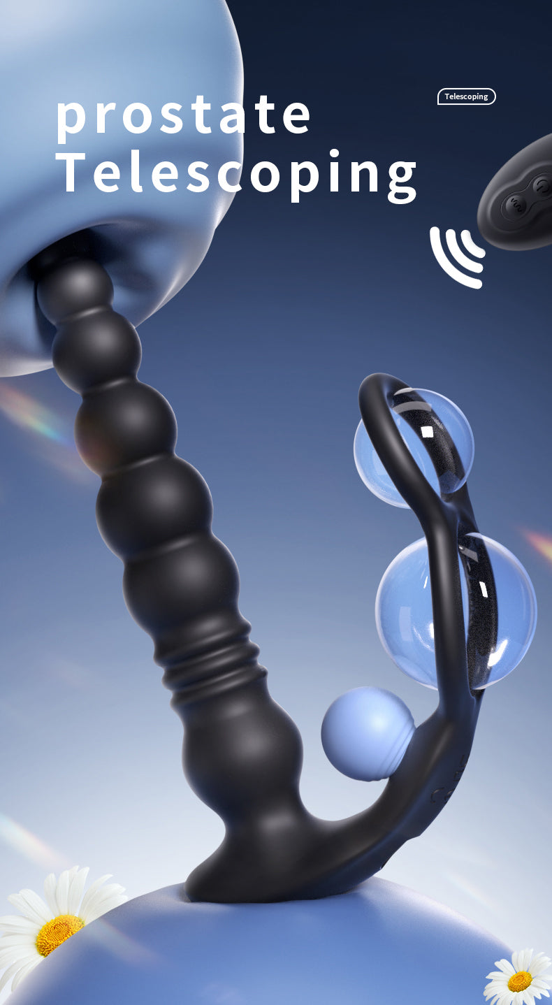 Anal Beads Thrusting Cock Ring Rung Remote
