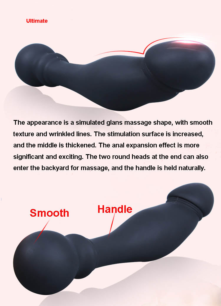 Dildo G-spot anal plug tay cầm kích thích sướng tê tái