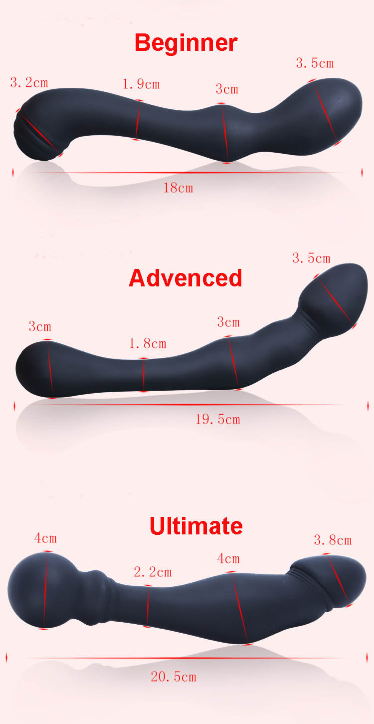 Dildo G-spot anal plug tay cầm kích thích sướng tê tái