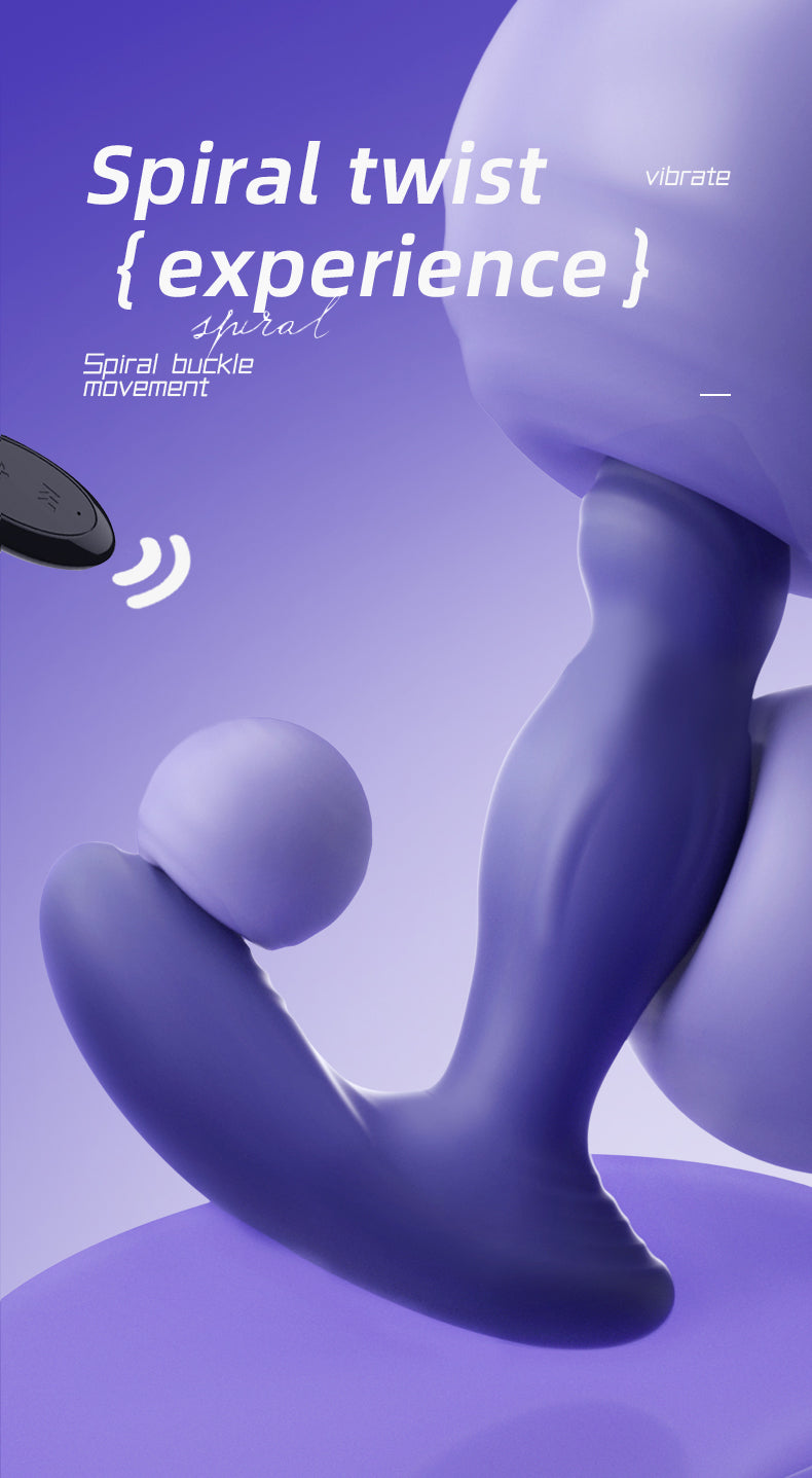 Yunman Gyratory Plug Prostate Quay Xoáy Remote