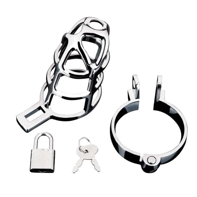 Lồng Kìm BlueLine Enslave Bạc Chặt Kiểm Soát