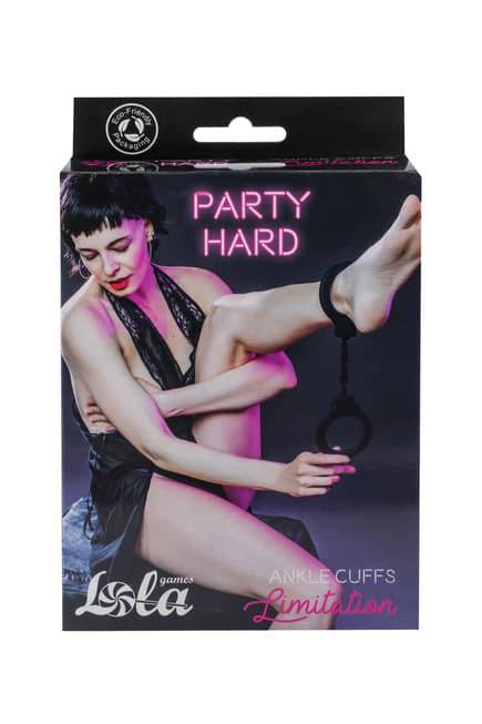 Lola Games Còng Chân Silicon Đen 35cm BDSM Fetish Hoàn Hảo