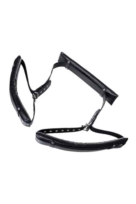 Toyfa Leg Cuffs Da Đen Chặt BDSM Nâng Tầm