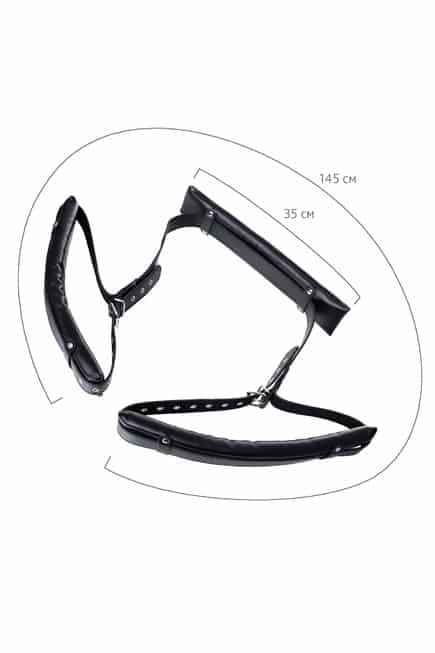 Toyfa Leg Cuffs Da Đen Chặt BDSM Nâng Tầm