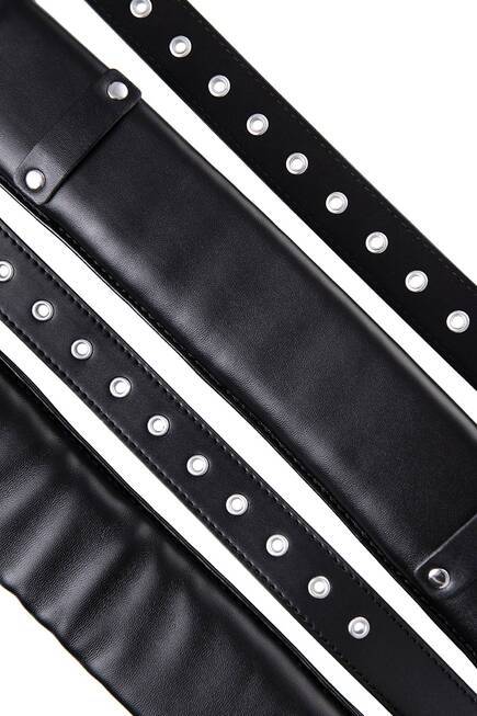 Toyfa Leg Cuffs Da Đen Chặt BDSM Nâng Tầm