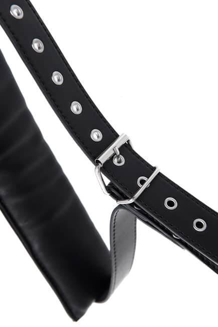 Toyfa Leg Cuffs Da Đen Chặt BDSM Nâng Tầm
