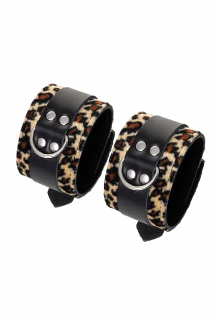 Handcuffs Anonymo Toyfa báo đốm da lông mềm mịn 19.5cm