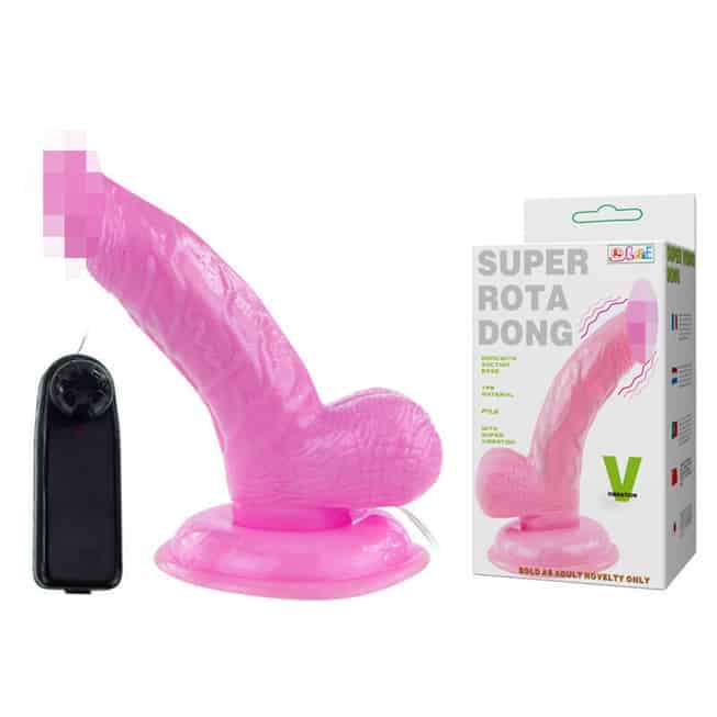 Baile Super Rota Dong 17cm Hồng Vibe Điều Khiển Xa