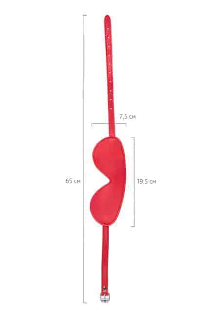 Mask Toyfa Anonymo Đỏ Che Mắt Lót Mềm Đánh Thức Giác Quan