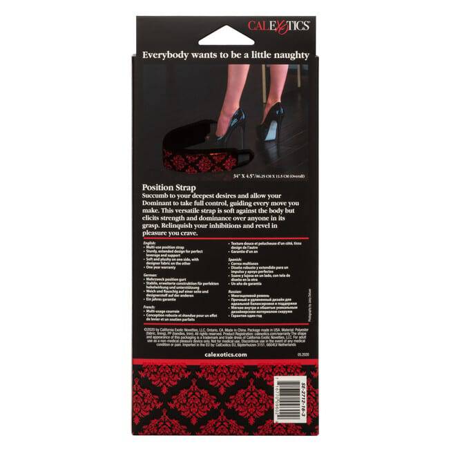 CalExotics Scandal Strap Hông Đỏ Cố Định BDSM Hấp Dẫn