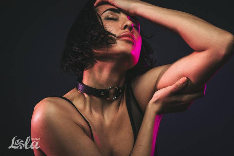 Party Hard Vòng Cổ BDSM Đen Cuồng Nhiệt