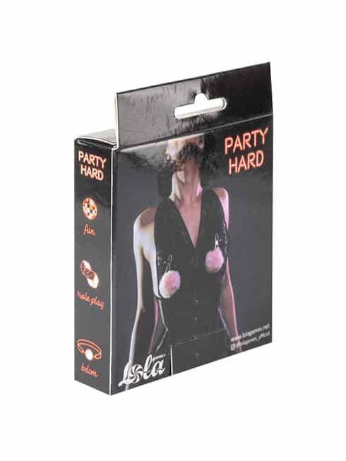 Kẹp Núm Party Hard Hồng Hồng Nép Thăng Hoa Đam Mê