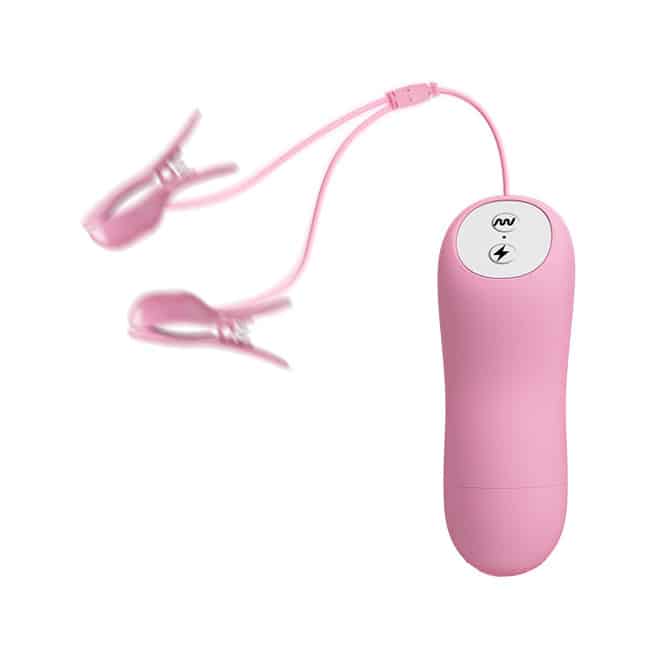 Nipple Clamp Baile Hồng Vibe Giật Điện Đỉnh Cao