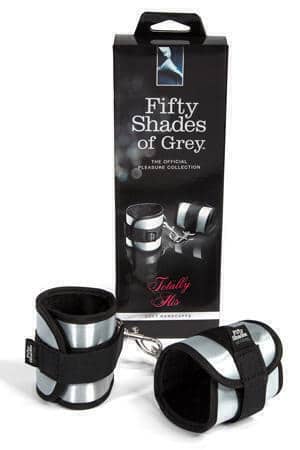 Na-Ru-Cnik Mềm Fifty Shades Đen Bạc Totally His Đam Mê BDSM