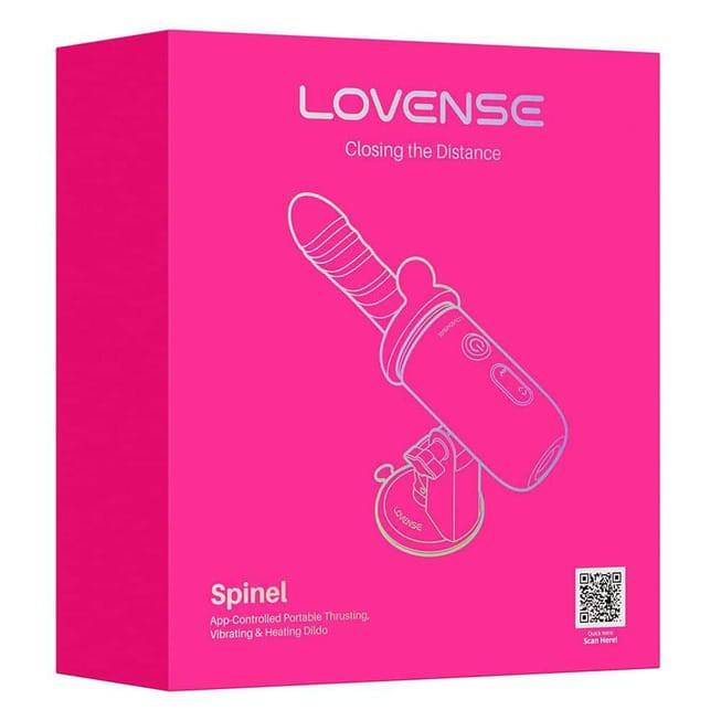 Lovense Spinel Máy Xịt Trắng App Remote Cao Cấp